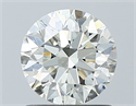 Diamante Natural 0.90 quilates, Redondo , Color J, claridad VS1 y certificado GIA