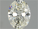 Natural Diamond 1.01 Carats, Oval with  Cut, I Color, VVS2 Clarity and Certified by GIA