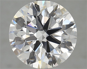 Picture of Lab Grown Diamond 3.51 Carats, Round with Ideal Cut, D Color, VVS2 Clarity and Certified by IGI