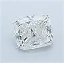 Natural Diamond 0.70 Carats, Cushion with  Cut, H Color, SI2 Clarity and Certified by GIA