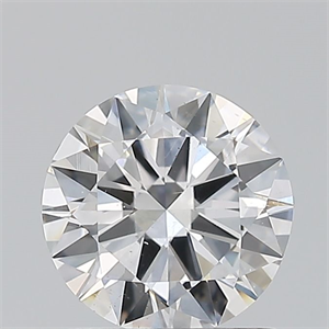 Picture of Natural Diamond 0.90 Carats, Round with Excellent Cut, D Color, SI1 Clarity and Certified by GIA