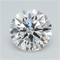 Del inventario de diamantes de laboratorio, 1.02 quilates, Redondo , Color D, claridad IF y certificado IGI