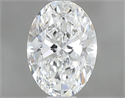 Diamante Natural 0.58 quilates, Ovalado , Color F, claridad VVS1 y certificado GIA