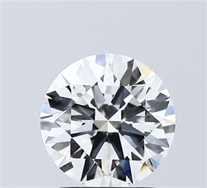 Picture of Lab Grown Diamond 1.50 Carats, Round with Ideal Cut, D Color, VVS2 Clarity and Certified by IGI
