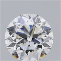 Diamante Natural 0.70 quilates, Redondo , Color F, claridad I1 y certificado GIA