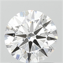 Lab Grown Diamond 1.00 Carats, Round with Ideal Cut, D Color, VVS2 Clarity and Certified by IGI