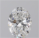 Natural Diamond 1.71 Carats, Oval with  Cut, E Color, SI1 Clarity and Certified by GIA
