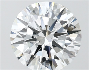 Picture of Lab Grown Diamond 4.50 Carats, Round with Excellent Cut, E Color, VVS2 Clarity and Certified by IGI