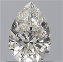 Natural Diamond 0.60 Carats, Pear with  Cut, G Color, VVS1 Clarity and Certified by IGI