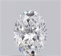 Natural Diamond 0.56 Carats, Oval with  Cut, E Color, VS2 Clarity and Certified by GIA