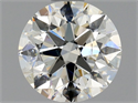 Diamante Natural 1.00 quilates, Redondo , Color J, claridad SI2 y certificado GIA