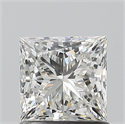 Natural Diamond 1.01 Carats, Princess with  Cut, H Color, VVS2 Clarity and Certified by GIA