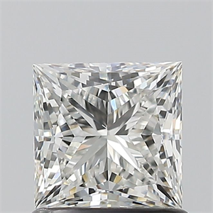 Picture of Natural Diamond 1.01 Carats, Princess with  Cut, H Color, VVS2 Clarity and Certified by GIA