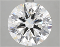 Lab Grown Diamond 5.01 Carats, Round with Ideal Cut, E Color, VVS2 Clarity and Certified by IGI