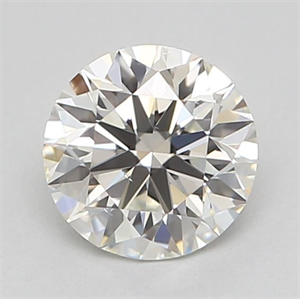 Picture of Natural Diamond 0.40 Carats, Round with Excellent Cut, I Color, VS2 Clarity and Certified by GIA