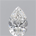 Natural Diamond 0.70 Carats, Pear with  Cut, G Color, VVS2 Clarity and Certified by GIA