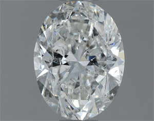 Foto Diamante Natural 1.21 quilates, Ovalado , Color G, claridad SI2 y certificado IGI de