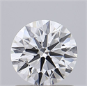 Del inventario de diamantes de laboratorio, 0.80 quilates, Redondo , Color D, claridad VS1 y certificado IGI