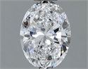 Natural Diamond 0.90 Carats, Oval with  Cut, D Color, VS1 Clarity and Certified by GIA