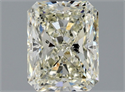 Natural Diamond 1.50 Carats, Radiant with  Cut, L Color, SI2 Clarity and Certified by GIA