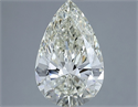 Natural Diamond 2.00 Carats, Pear with  Cut, J Color, VS2 Clarity and Certified by IGI
