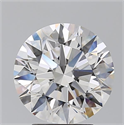 Diamante Natural 3.51 quilates, Redondo , Color F, claridad VS2 y certificado GIA