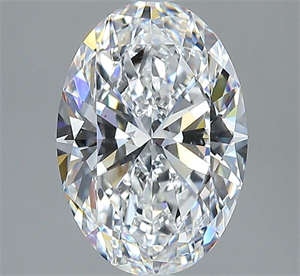Foto Diamante Natural 2.51 quilates, Ovalado , Color E, claridad VS1 y certificado GIA de
