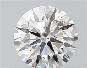 Picture of Natural Diamond 0.41 Carats, Round with Excellent Cut, H Color, VVS1 Clarity and Certified by GIA