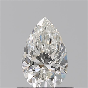 Picture of Natural Diamond 0.50 Carats, Pear with  Cut, I Color, VVS2 Clarity and Certified by GIA
