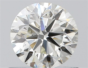 Foto Diamante Natural 0.70 quilates, Redondo , Color J, claridad SI1 y certificado GIA de