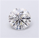 Del inventario de diamantes de laboratorio, 1.09 quilates, Redondo , Color E, claridad VS1 y certificado IGI
