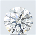 Lab Grown Diamond 3.10 Carats, Round with Ideal Cut, F Color, VVS2 Clarity and Certified by IGI