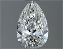 Natural Diamond 0.80 Carats, Pear with  Cut, H Color, VS1 Clarity and Certified by GIA
