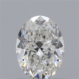 Picture of Natural Diamond 0.51 Carats, Oval with  Cut, G Color, SI1 Clarity and Certified by GIA