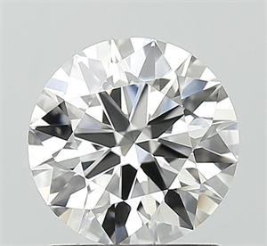 Picture of Lab Grown Diamond 1.02 Carats, Round with Ideal Cut, D Color, VVS2 Clarity and Certified by IGI