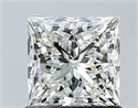 Natural Diamond 1.01 Carats, Princess with  Cut, J Color, VVS1 Clarity and Certified by GIA