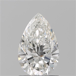Picture of Natural Diamond 0.96 Carats, Pear with  Cut, H Color, VVS1 Clarity and Certified by GIA