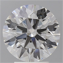 Lab Grown Diamond 3.51 Carats, Round with Ideal Cut, E Color, VS1 Clarity and Certified by IGI