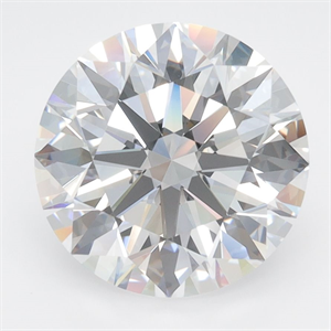 Picture of Lab Grown Diamond 4.06 Carats, Round with Excellent Cut, D Color, VVS1 Clarity and Certified by GIA