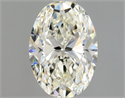 Natural Diamond 1.02 Carats, Oval with  Cut, J Color, VS1 Clarity and Certified by GIA