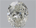Natural Diamond 1.50 Carats, Oval with  Cut, I Color, SI2 Clarity and Certified by GIA