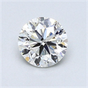 Diamante Natural 0.70 quilates, Redondo , Color I, claridad VS1 y certificado GIA