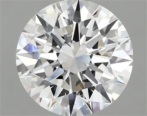 Picture of Lab Grown Diamond 2.00 Carats, Round with Ideal Cut, D Color, VVS2 Clarity and Certified by IGI