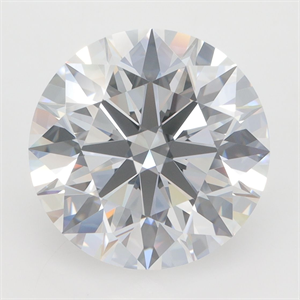 Picture of Lab Grown Diamond 4.40 Carats, Round with Excellent Cut, D Color, VVS1 Clarity and Certified by GIA
