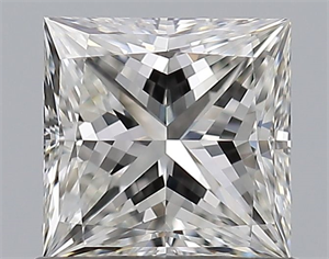 Picture of Natural Diamond 0.90 Carats, Princess with  Cut, G Color, VVS1 Clarity and Certified by GIA
