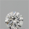 Natural Diamond 0.40 Carats, Round with Excellent Cut, G Color, IF Clarity and Certified by GIA