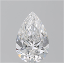 Natural Diamond 2.01 Carats, Pear with  Cut, E Color, VVS1 Clarity and Certified by GIA
