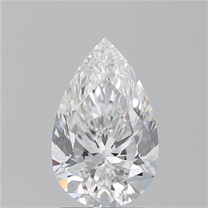 Picture of Natural Diamond 2.01 Carats, Pear with  Cut, E Color, VVS1 Clarity and Certified by GIA