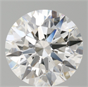 Lab Grown Diamond 3.08 Carats, Round with Ideal Cut, E Color, VVS2 Clarity and Certified by IGI