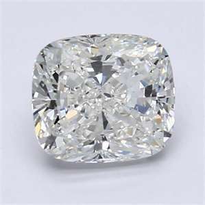 Picture of Natural Diamond 1.52 Carats, Cushion with  Cut, H Color, VVS1 Clarity and Certified by GIA